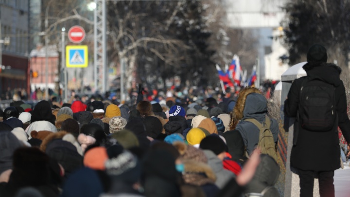 Какой была протестная акция в Новосибирске — показываем в 2-минутном ролике