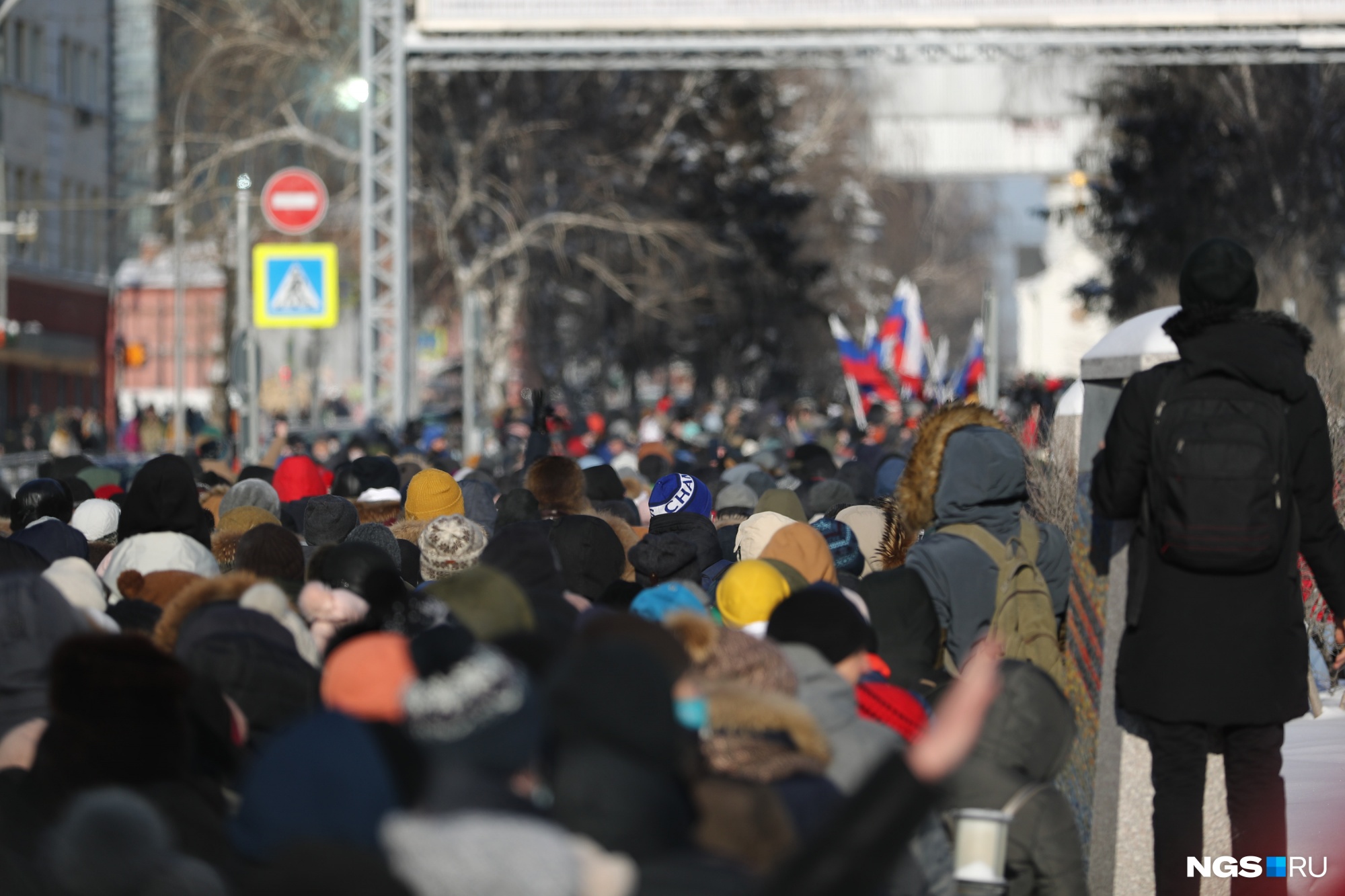 Какой была протестная акция в Новосибирске — показываем в 2-минутном ролике