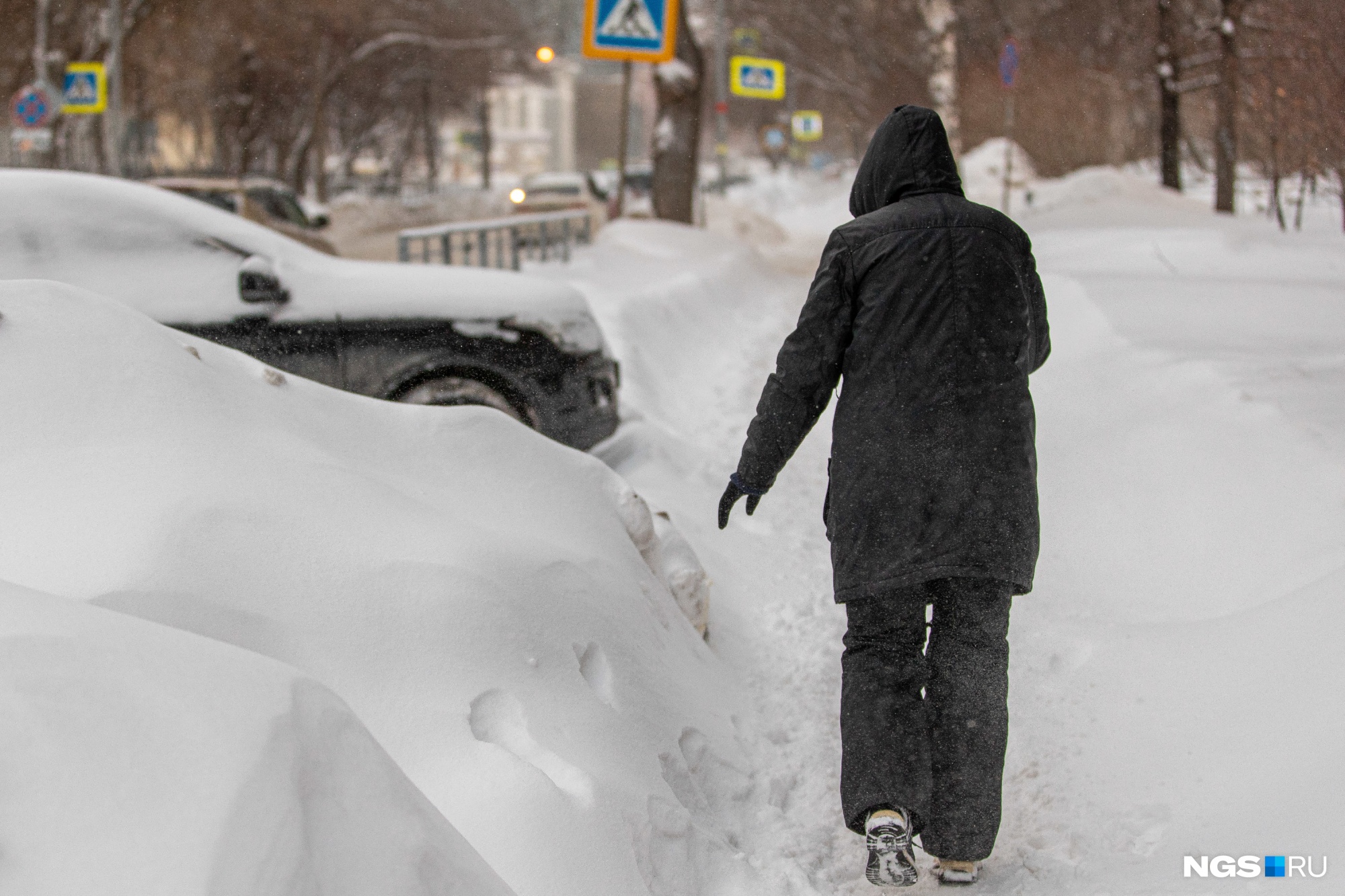 В мэрии подсчитали количество вывезенного из Новосибирска снега и сравнили с прошлым годом