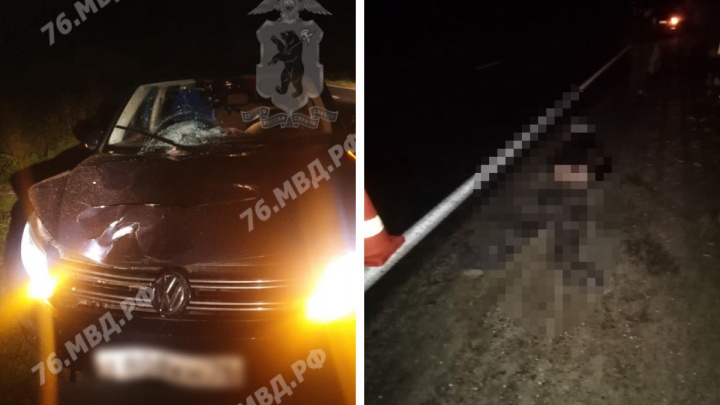 Откинуло на несколько метров: в Рыбинском районе женщина на «Фольксвагене» насмерть сбила пешехода