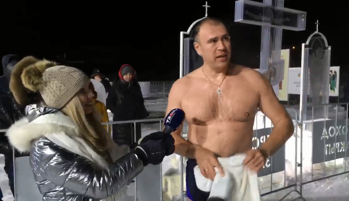 Пётр Вагин поздравляет всех с Крещением Пётр Вагин поздравляет всех с Крещением