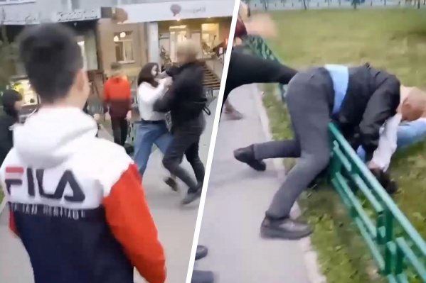 Драка попала на видео Драка попала на видео
