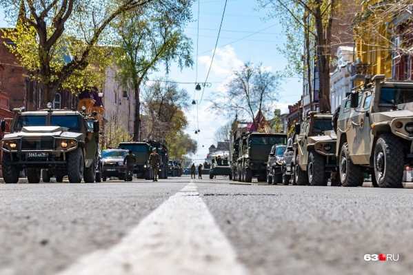 Перед парадом Победы в город перевезут технику Перед парадом Победы в город перевезут технику
