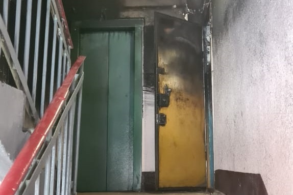 Пожар произошел две недели назад Пожар произошел две недели назад