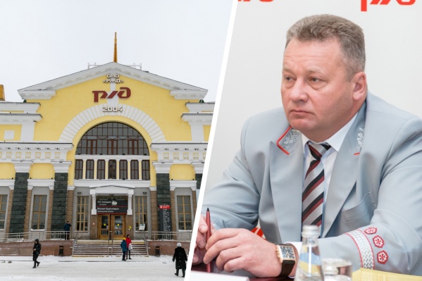 Справа — Вадим Владимиров, руководивший КрасЖД с мая 2018-го по март 2021-го Справа — Вадим Владимиров, руководивший КрасЖД с мая 2018-го по март 2021-го