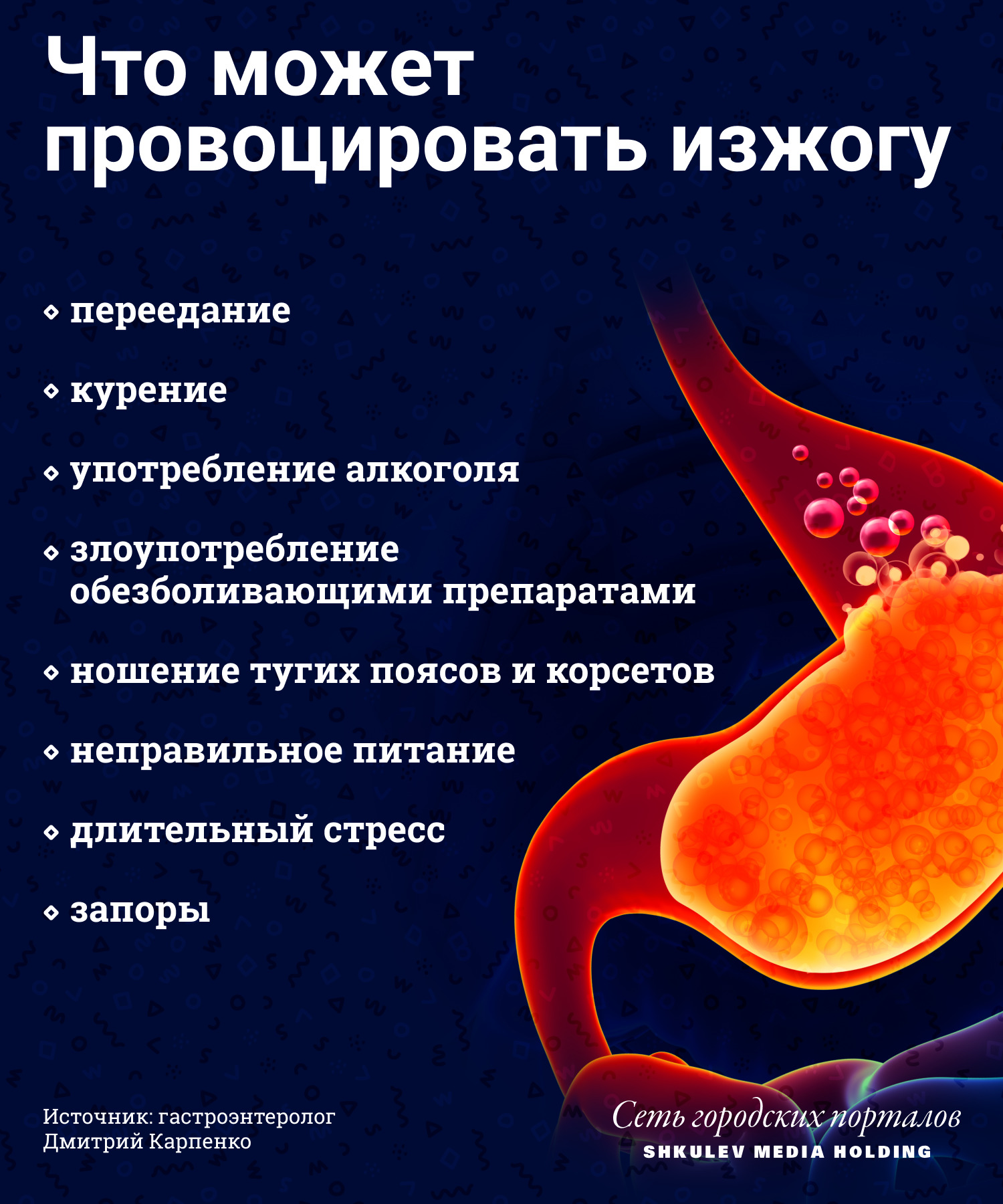 Our body has many reasons for heartburn and without acute