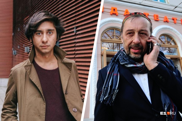 В разговорах с журналистами Николай Коляда (справа) резко отвечает, что с Ринатом Ташимовым его ничего не связывает В разговорах с журналистами Николай Коляда (справа) резко отвечает, что с Ринатом Ташимовым его ничего не связывает