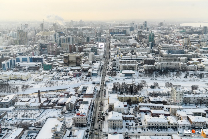 В Екатеринбург вновь идут морозы