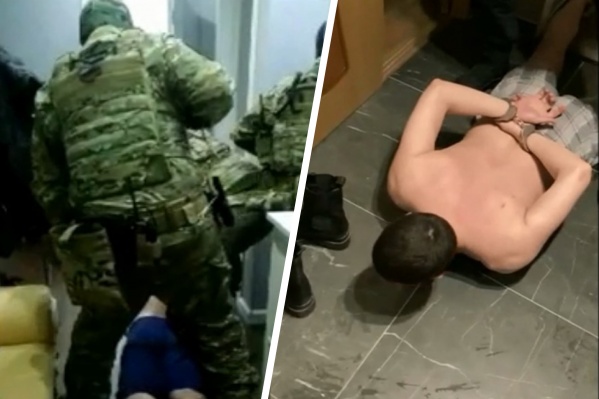 Всего задержали четверых мужчин Всего задержали четверых мужчин