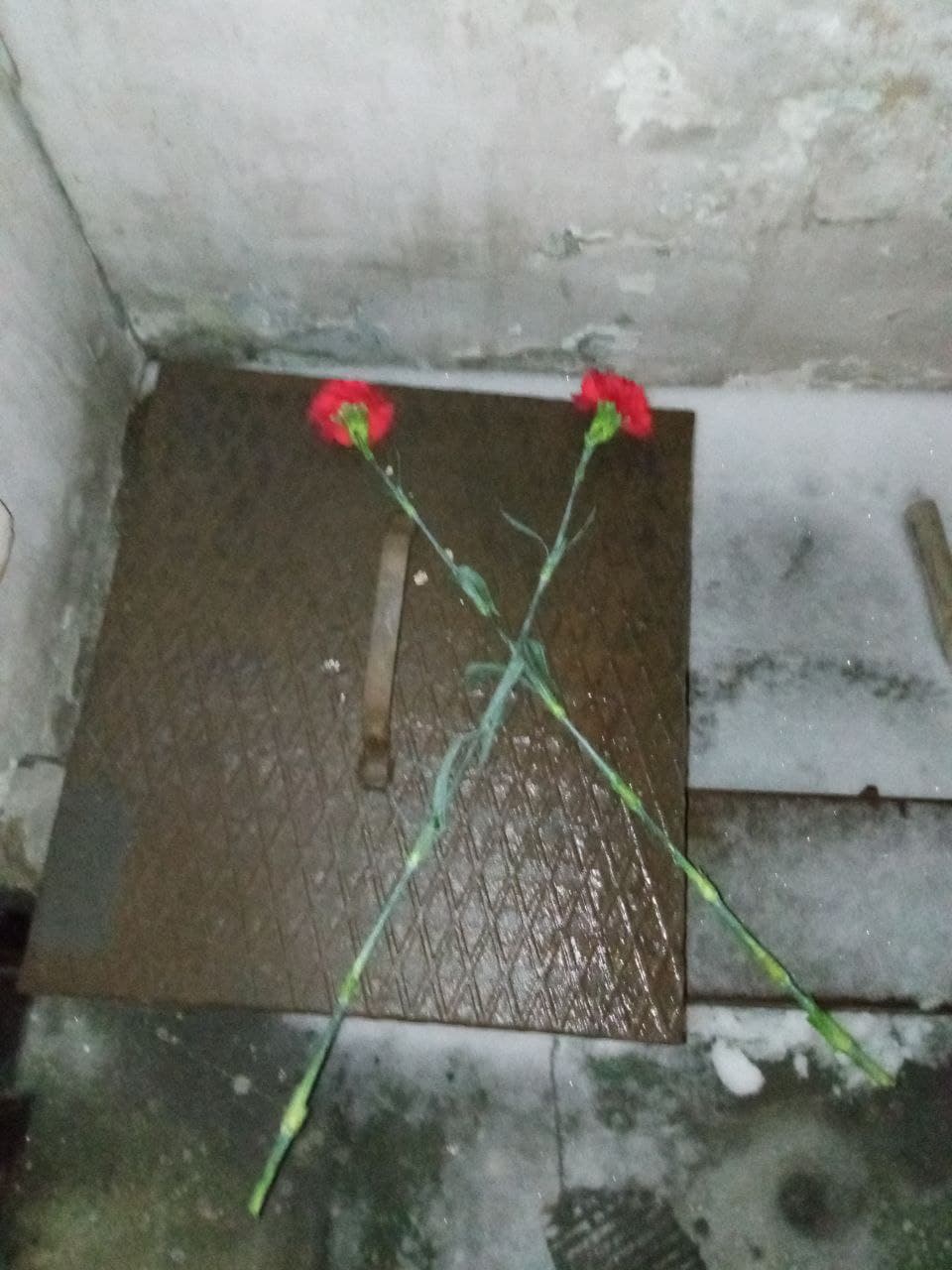 А эту пару гвоздик оставили у суда Металлургического района А эту пару гвоздик оставили у суда Металлургического района