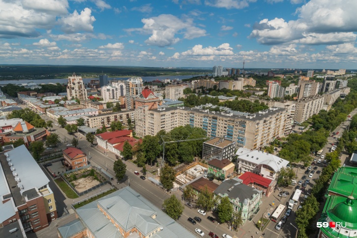 Большинство из аварийных мест находятся на левобережной части Перми Большинство из аварийных мест находятся на левобережной части Перми