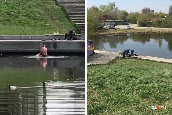 Несмотря на то что воды в этом месте по пояс, мужчина чуть не погиб Несмотря на то что воды в этом месте по пояс, мужчина чуть не погиб