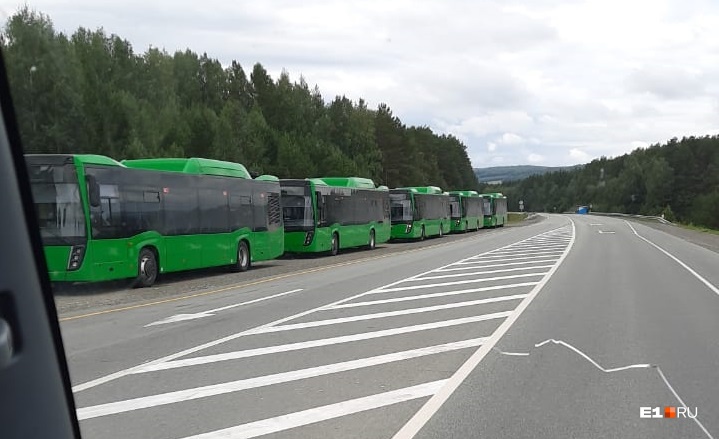 В Екатеринбург скоро приедет новая партия больших газовых автобусов