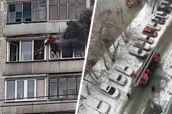 Novosibirsk V Novosibirske Podrostok Vybralsya Iz Goryashej Kvartiry Na 8 Etazhe Po Balkonam U Nego Uzhe Dymilas Odezhda Bezformata