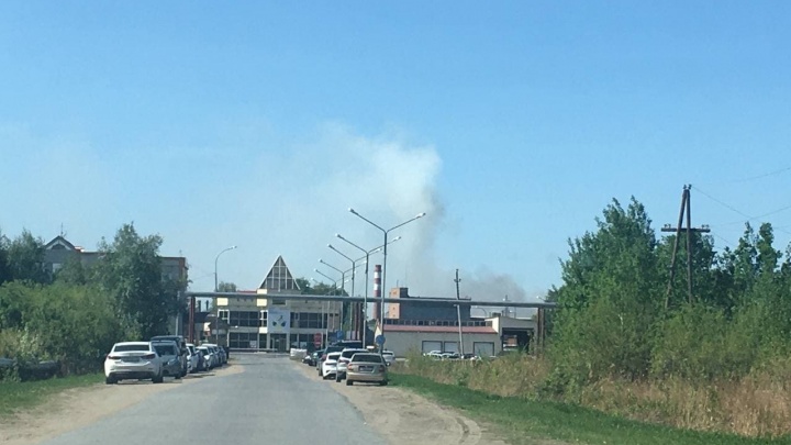 В Тюменском районе пожар добрался до птицефабрики Боровской