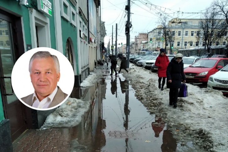 Виктор Волончунас пристыдил городских чиновников за состояние тротуаров