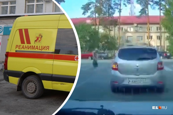 Автомобиль тронулся, когда женщина-пешеход была совсем рядом Автомобиль тронулся, когда женщина-пешеход была совсем рядом
