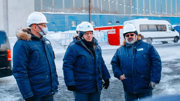 «Важно повышать промышленную безопасность»: Владимир Потанин прибыл в Норильск с рабочим визитом