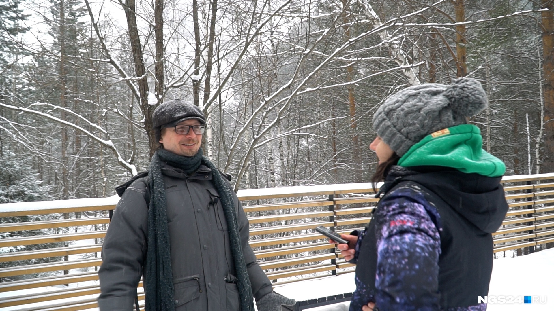 С Петром мы встретились на Восточном входе «Столбов», который благоустроили в прошлом году С Петром мы встретились на Восточном входе «Столбов», который благоустроили в прошлом году