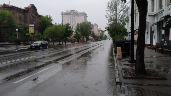 Синоптики предупредили об очередном сильном дожде в Красноярске