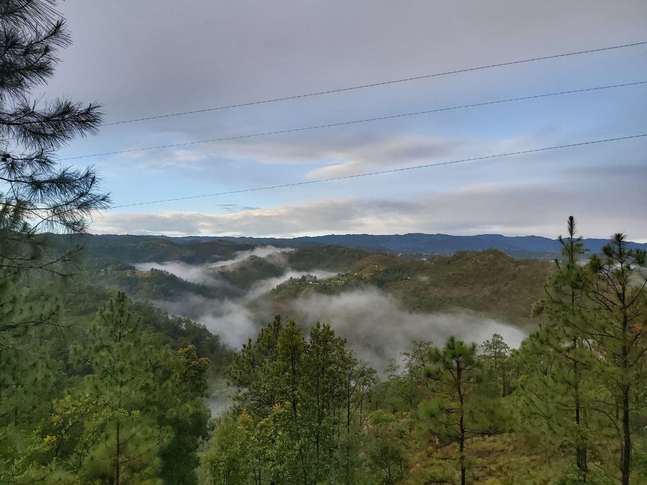 Туман в горах Чуйнахтахуюб