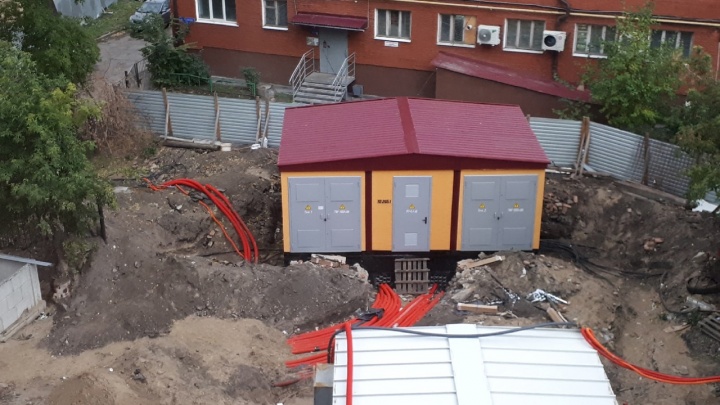 Для строящейся гостиницы на Щербанёва построили новую электрическую подстанцию