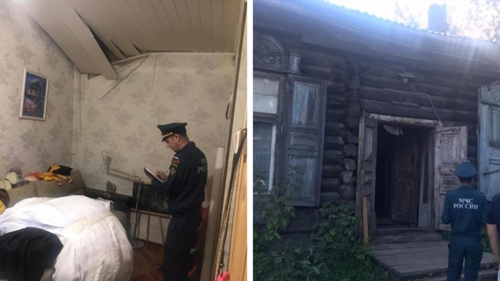 В Новосибирске в доме рухнула крыша — его признали аварийным два года назад, но новое жилье не дают