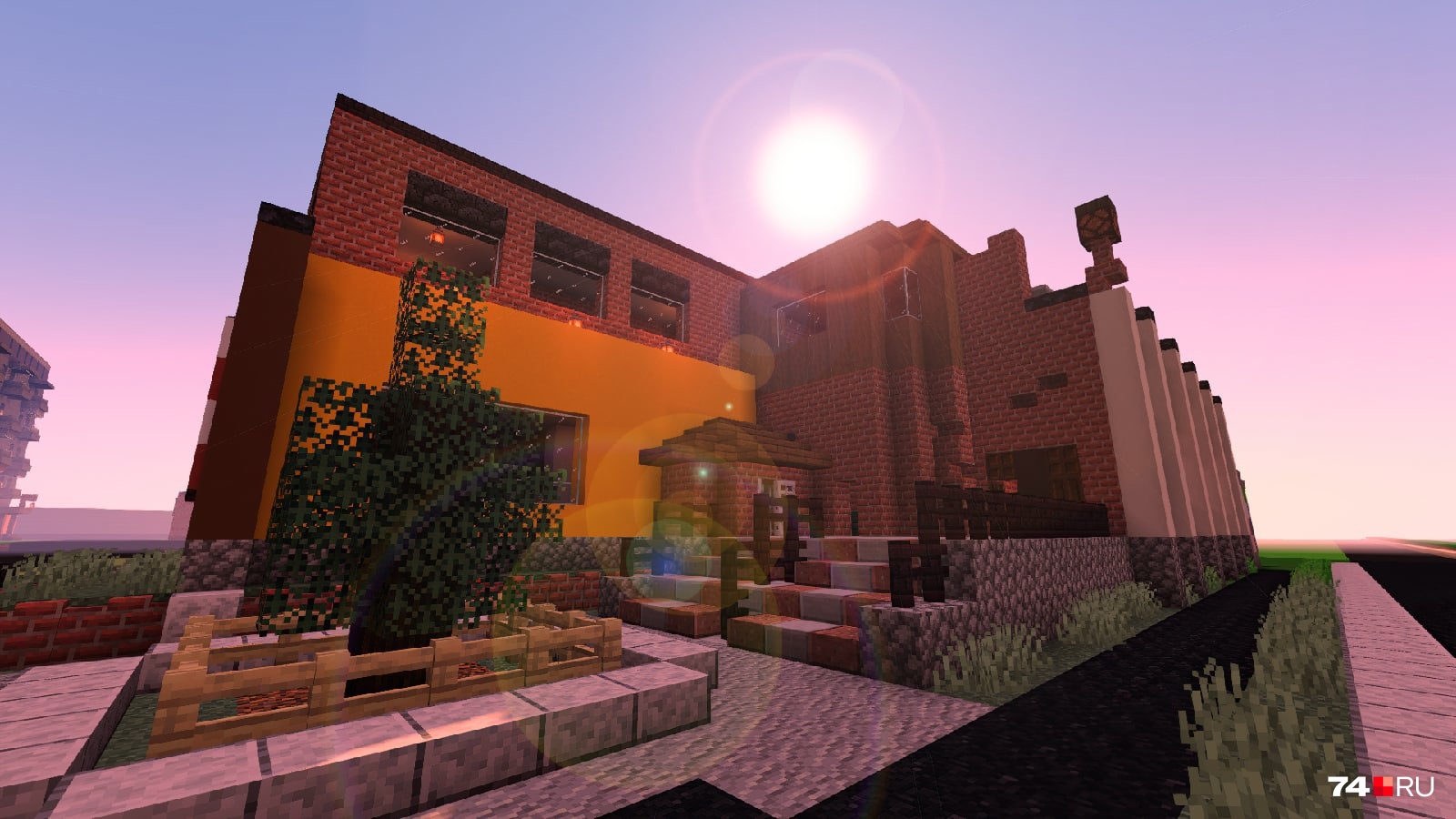 Школьники старались воспроизвести город с максимальной реалистичностью, на которую способен Minecraft
