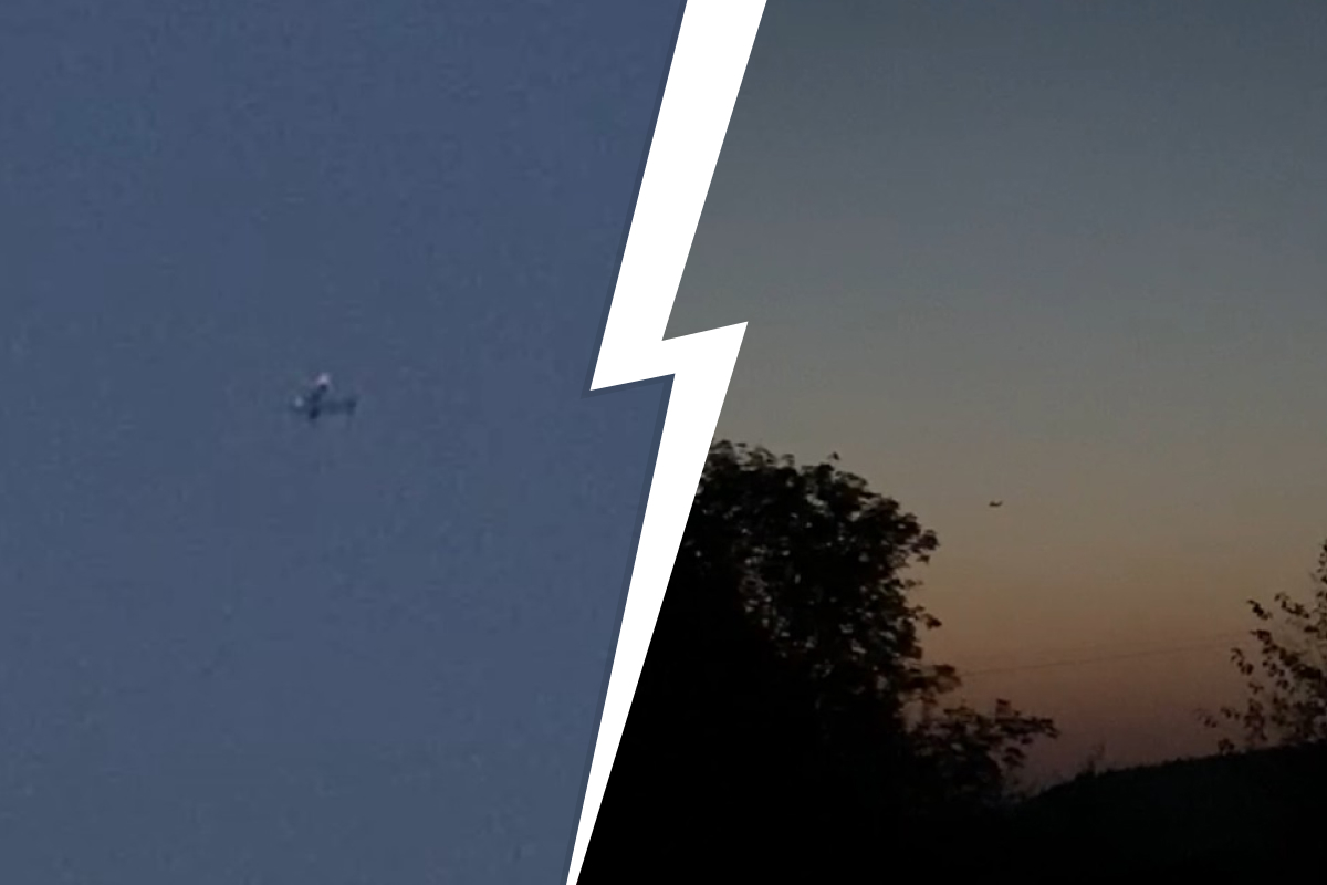 В Белоярском районе жителей напугал военный самолет, кружащий в небе