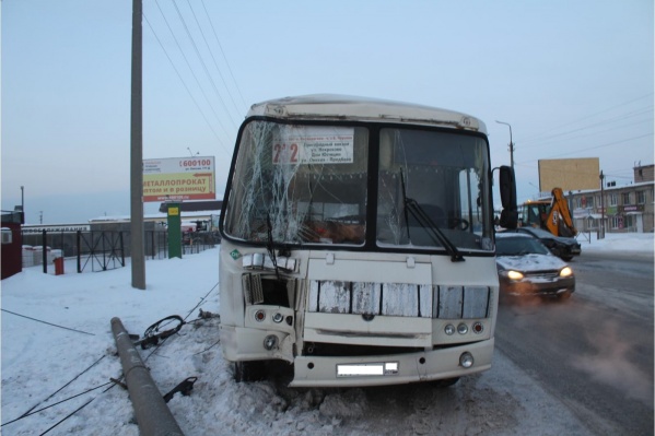 Авария произошла накануне на улице Омской Авария произошла накануне на улице Омской