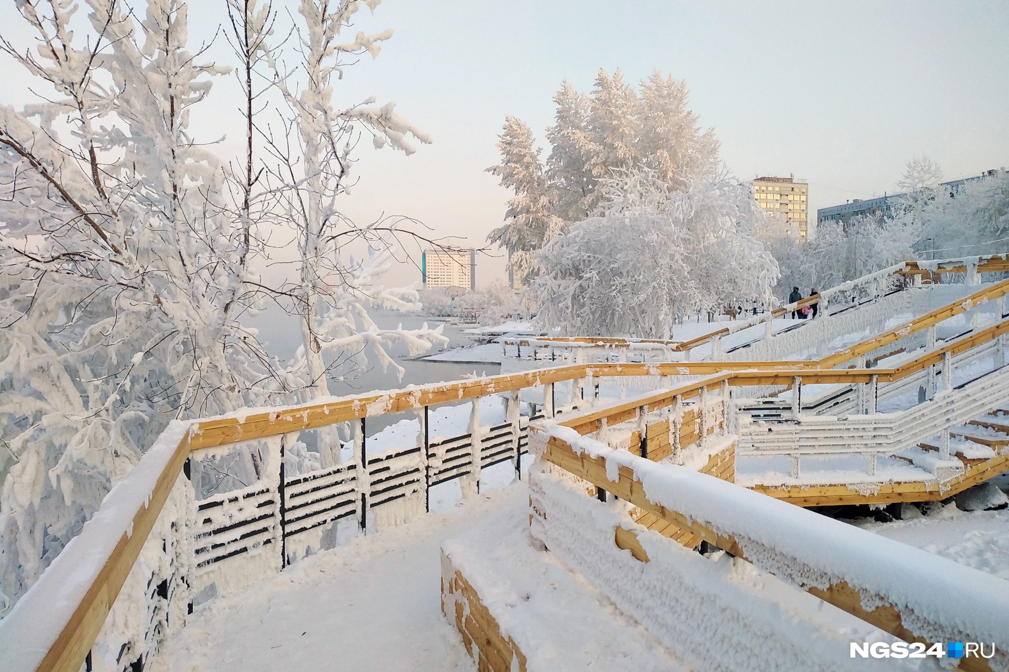Морозы до -39 градусов и скачки температуры: прогноз на неделю в Красноярске