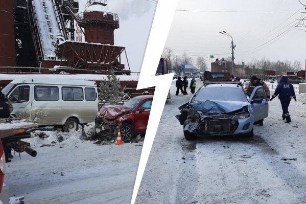 «Газель» протаранила Lada Kalina и Mazda CX 5 «Газель» протаранила Lada Kalina и Mazda CX 5