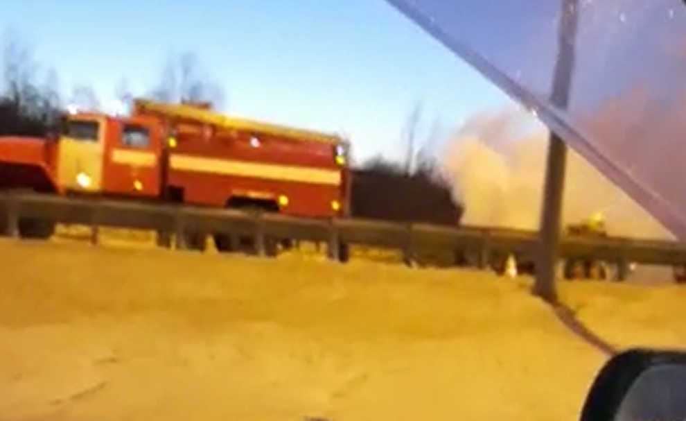 На Кольцовском тракте сгорел автомобиль каршеринга