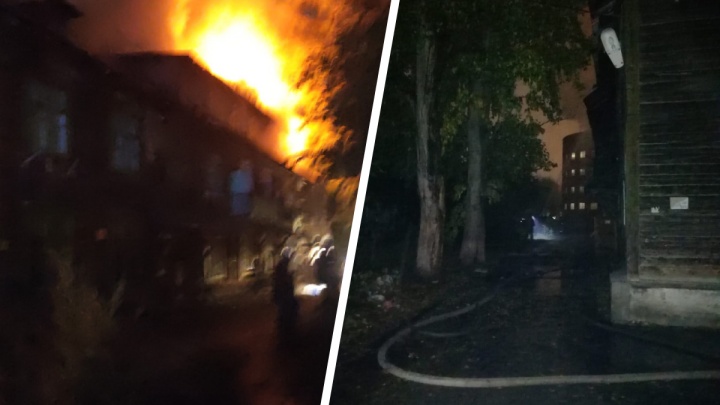 Девять семей остались без жилья после пожара в бараке на Серафимовича