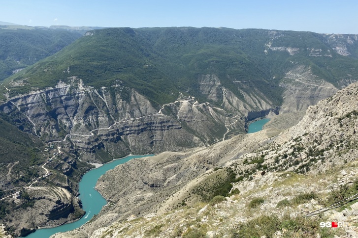 Сулакский каньон притягивает туристов со всей страны