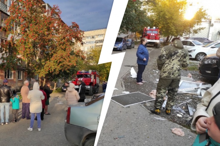 В квартире, где случилось ЧП, выбило окна В квартире, где случилось ЧП, выбило окна