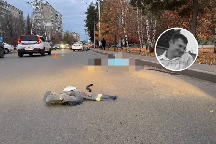 С пешехода даже слетела обувь С пешехода даже слетела обувь
