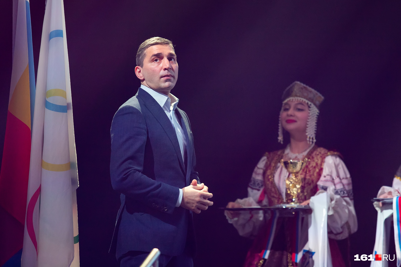 Награды спортсменам вручал олимпийский чемпион Вартерес Самургашев Награды спортсменам вручал олимпийский чемпион Вартерес Самургашев