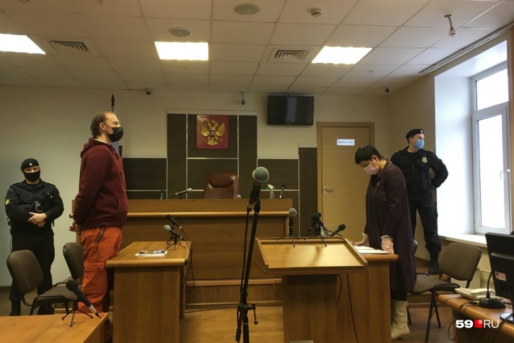Сергей Ухов на заседании в краевом суде Сергей Ухов на заседании в краевом суде