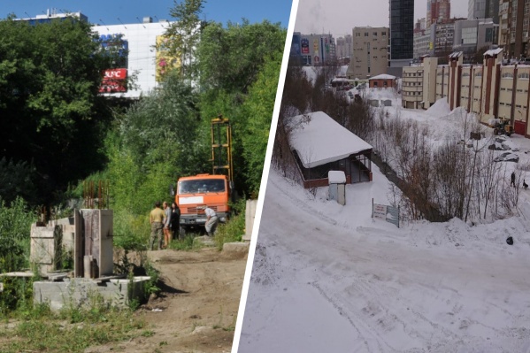 Сегодня в пойме 1-й Ельцовки лежит снег, но местные жители не сомневаются, что с началом сезона у реки начнутся строительные работы Сегодня в пойме 1-й Ельцовки лежит снег, но местные жители не сомневаются, что с началом сезона у реки начнутся строительные работы