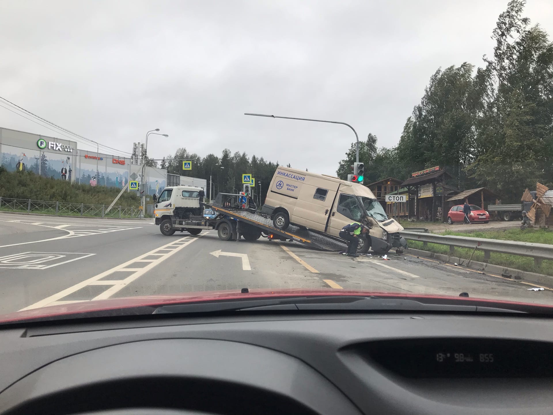 Водителя «Гранты» в Новом Сертолово погубил пьяный на инкассаторской бронемашине