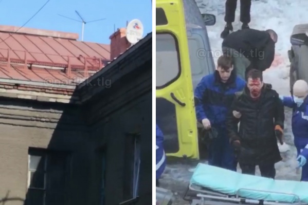 Мужчина серьезно пострадал Мужчина серьезно пострадал