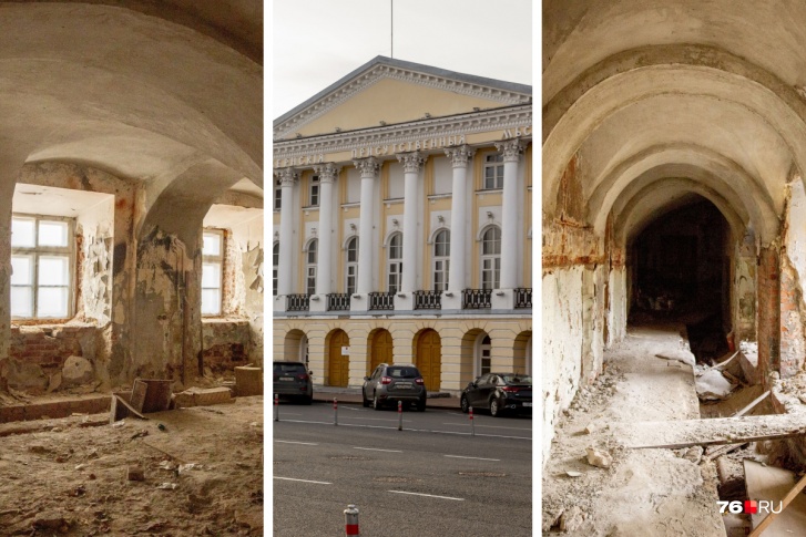 За величественным фасадом — разруха и опустошение