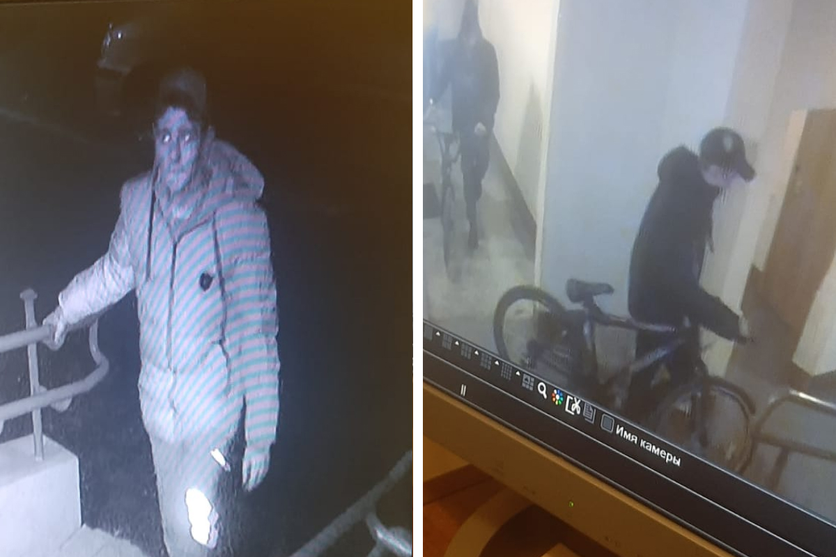 В Пионерском трое парней украли три велосипеда из подъезда и попали на записи камер