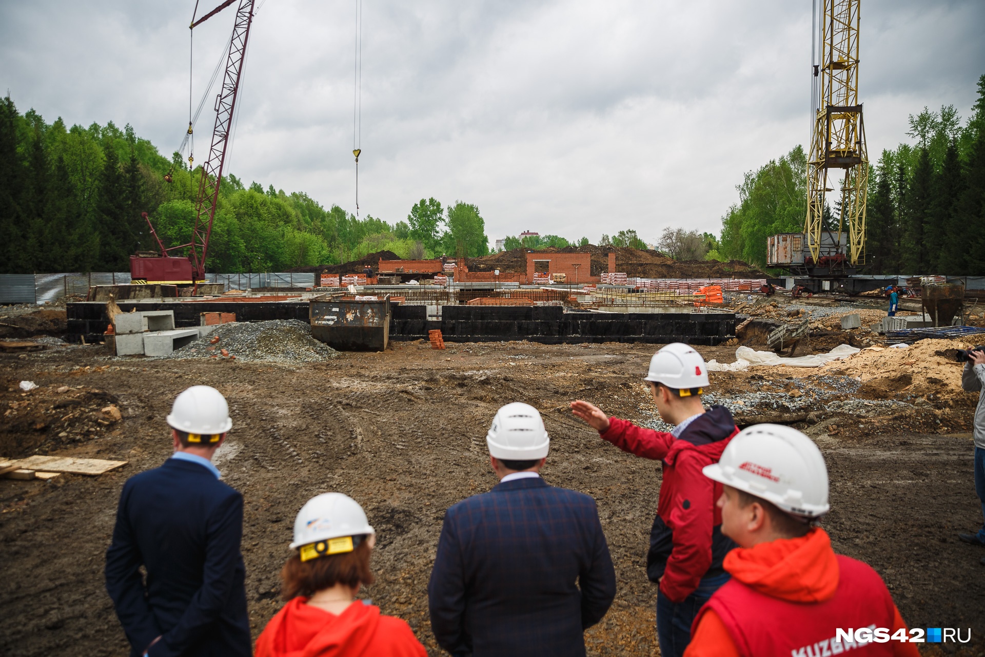 Строительная площадка детского сада на 130 мест возле ЖК «Кузнецкий»