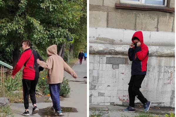 Подростки разбежались, когда их начали снимать на телефон Подростки разбежались, когда их начали снимать на телефон