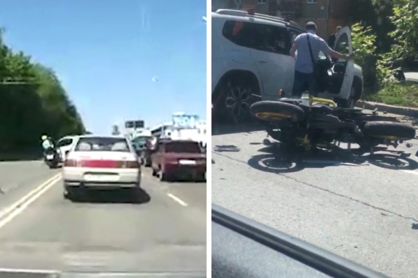 В результате аварии на проспекте Космонавтов пострадали два человека В результате аварии на проспекте Космонавтов пострадали два человека