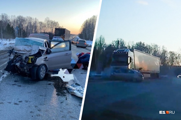 Водитель фуры в ДТП не пострадал Водитель фуры в ДТП не пострадал