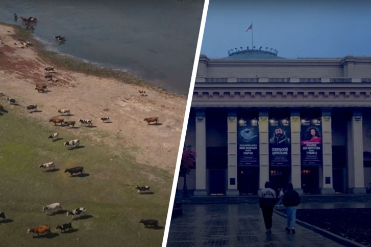 На кадрах видео природа сменяется оживленными городами На кадрах видео природа сменяется оживленными городами