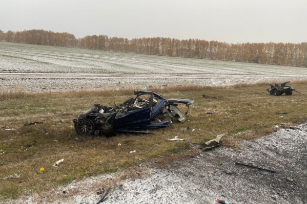 От BMW осталась груда металла От BMW осталась груда металла